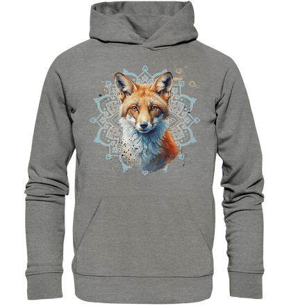 Fuchs Mandala - Organic Hoodie - ArtfulShenwyn