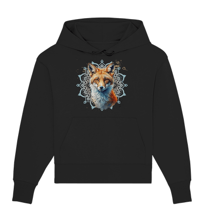 Fuchs Mandala - Organic Oversize Hoodie - ArtfulShenwyn