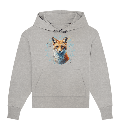 Fuchs Mandala - Organic Oversize Hoodie - ArtfulShenwyn