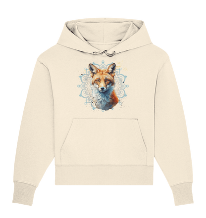 Fuchs Mandala - Organic Oversize Hoodie - ArtfulShenwyn