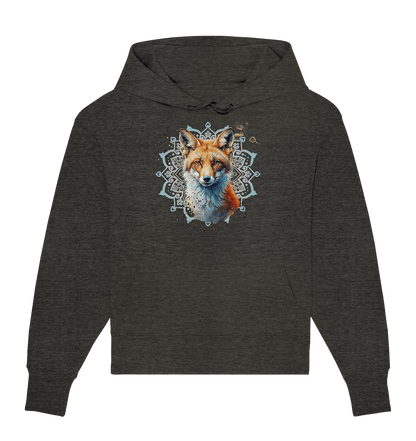 Fuchs Mandala - Organic Oversize Hoodie - ArtfulShenwyn