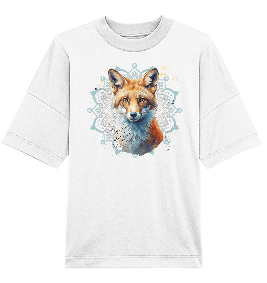 Fuchs Mandala - Organic Oversize Shirt - ArtfulShenwyn