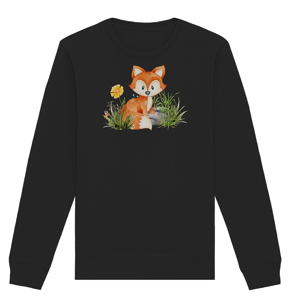 Fuchs - Organic Basic Unisex Sweatshirt - ArtfulShenwyn