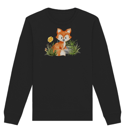 Fuchs - Organic Basic Unisex Sweatshirt - ArtfulShenwyn