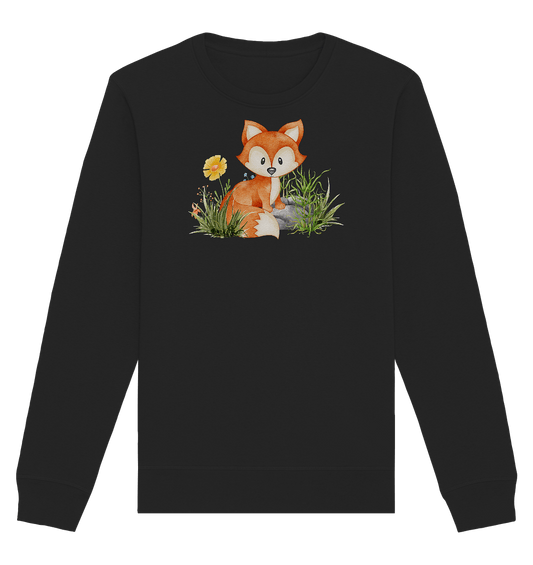 Fuchs - Organic Basic Unisex Sweatshirt - ArtfulShenwyn