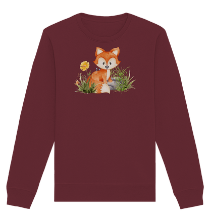 Fuchs - Organic Basic Unisex Sweatshirt - ArtfulShenwyn