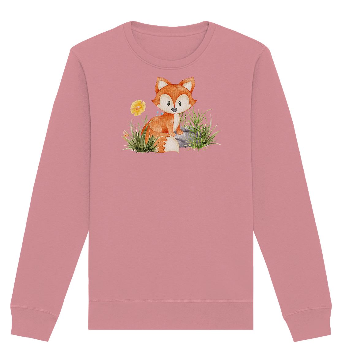 Fuchs - Organic Basic Unisex Sweatshirt - ArtfulShenwyn