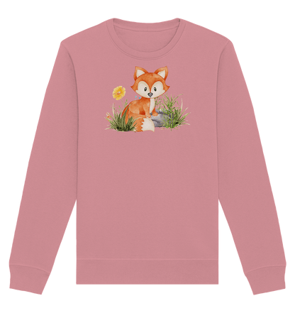 Fuchs - Organic Basic Unisex Sweatshirt - ArtfulShenwyn