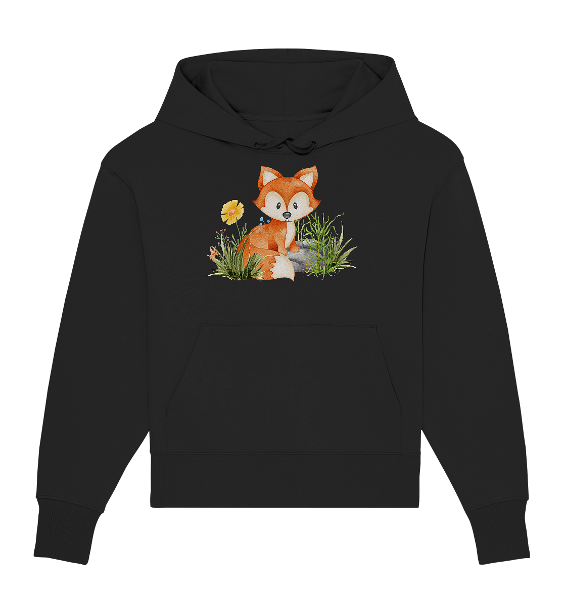 Fuchs - Organic Oversize Hoodie - ArtfulShenwyn