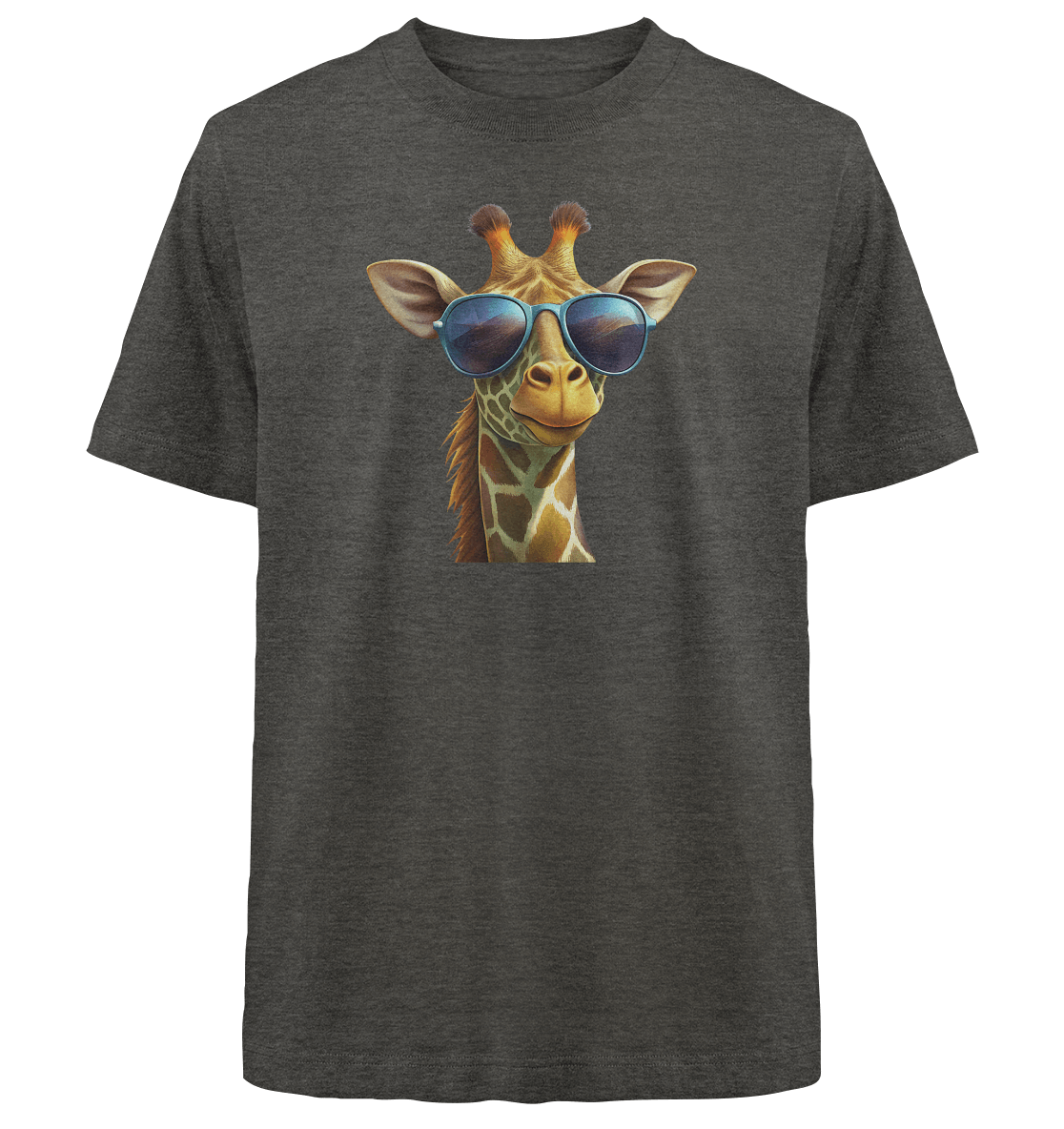 Giraffe mit Sonnenbrille - Heavy Oversized Organic Shirt - ArtfulShenwyn