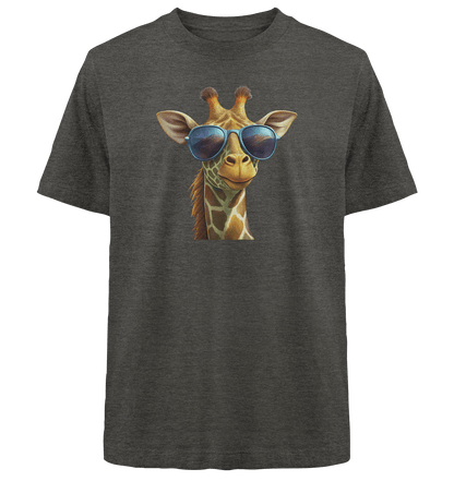 Giraffe mit Sonnenbrille - Heavy Oversized Organic Shirt - ArtfulShenwyn