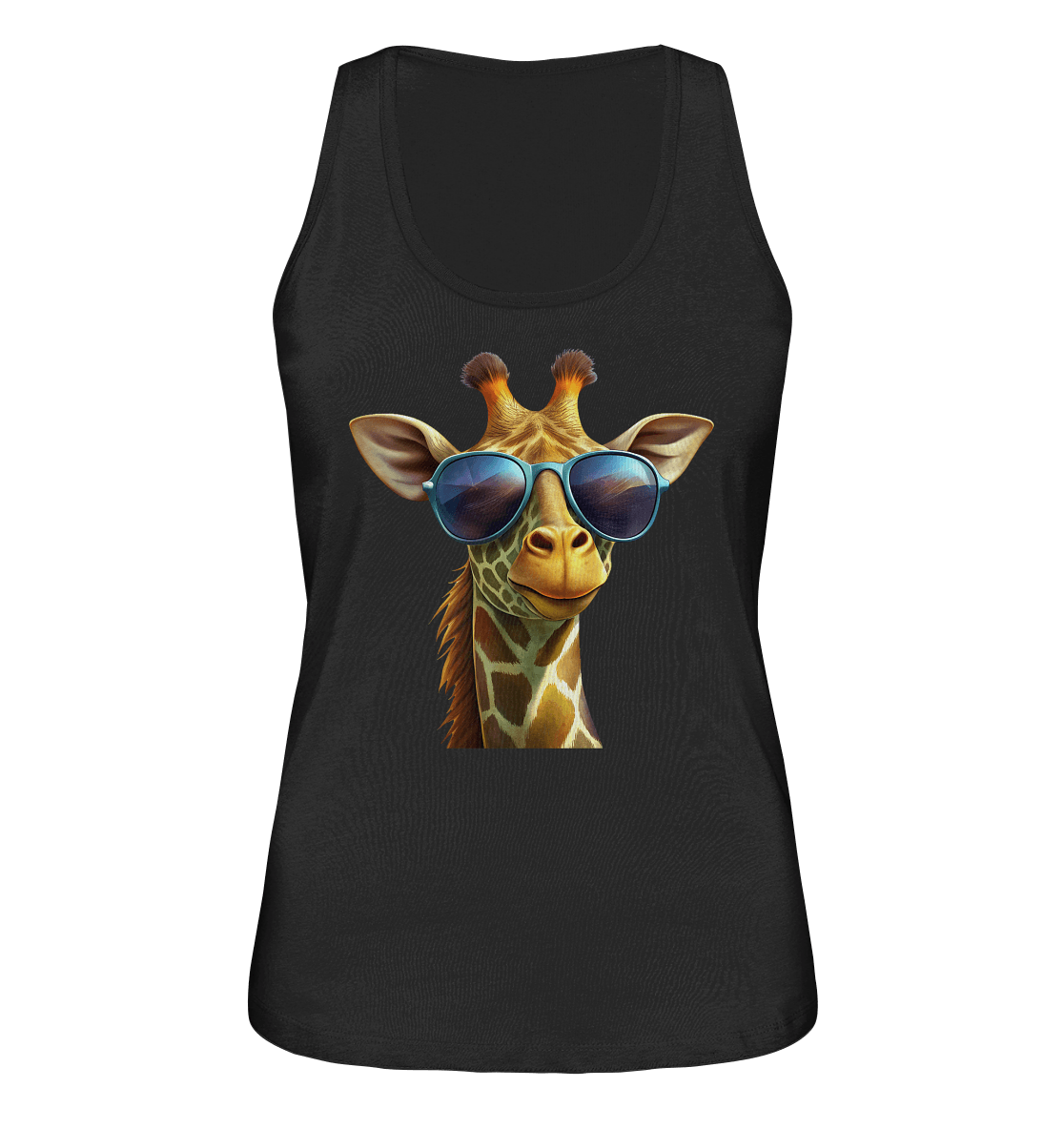 Giraffe mit Sonnenbrille - Ladies Organic Tank-Top - ArtfulShenwyn