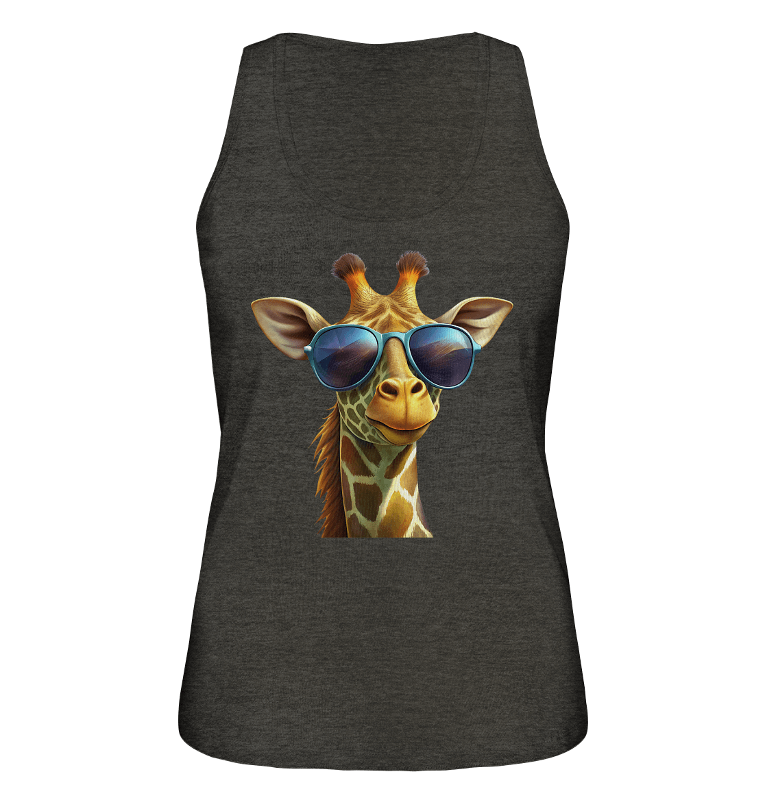 Giraffe mit Sonnenbrille - Ladies Organic Tank-Top - ArtfulShenwyn