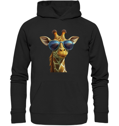 Giraffe mit Sonnenbrille - Organic Basic Hoodie - ArtfulShenwyn