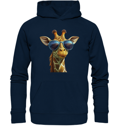 Giraffe mit Sonnenbrille - Organic Basic Hoodie - ArtfulShenwyn