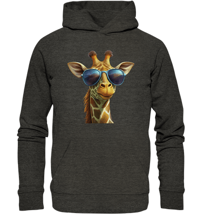 Giraffe mit Sonnenbrille - Organic Basic Hoodie - ArtfulShenwyn