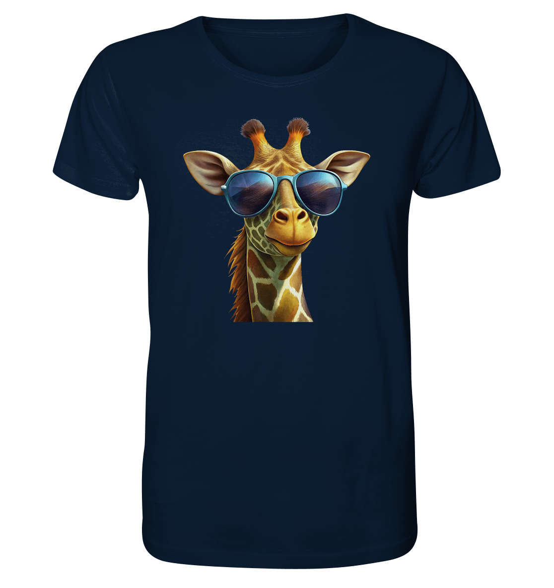 Giraffe mit Sonnenbrille - Organic Basic Shirt - ArtfulShenwyn