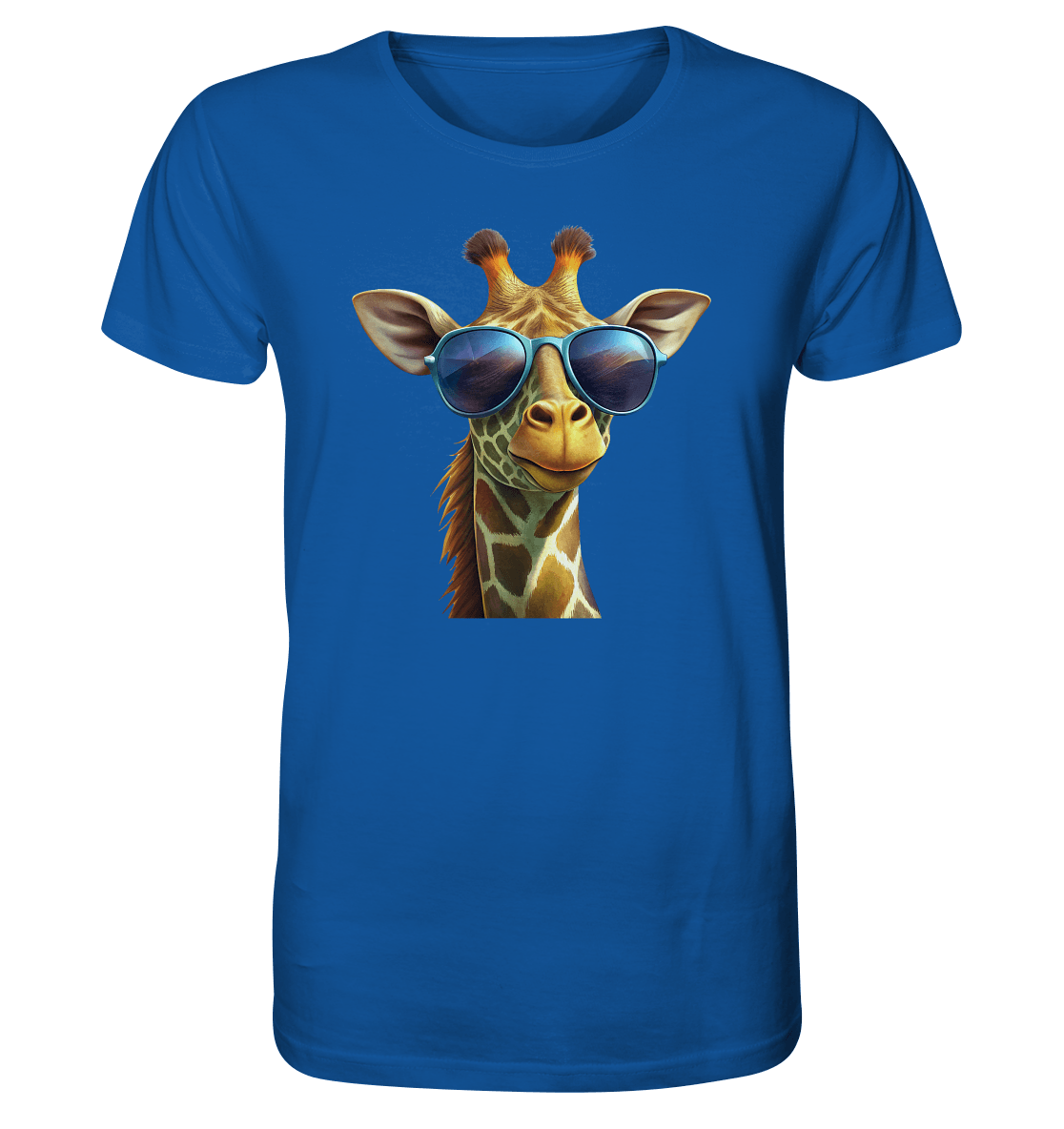 Giraffe mit Sonnenbrille - Organic Basic Shirt - ArtfulShenwyn