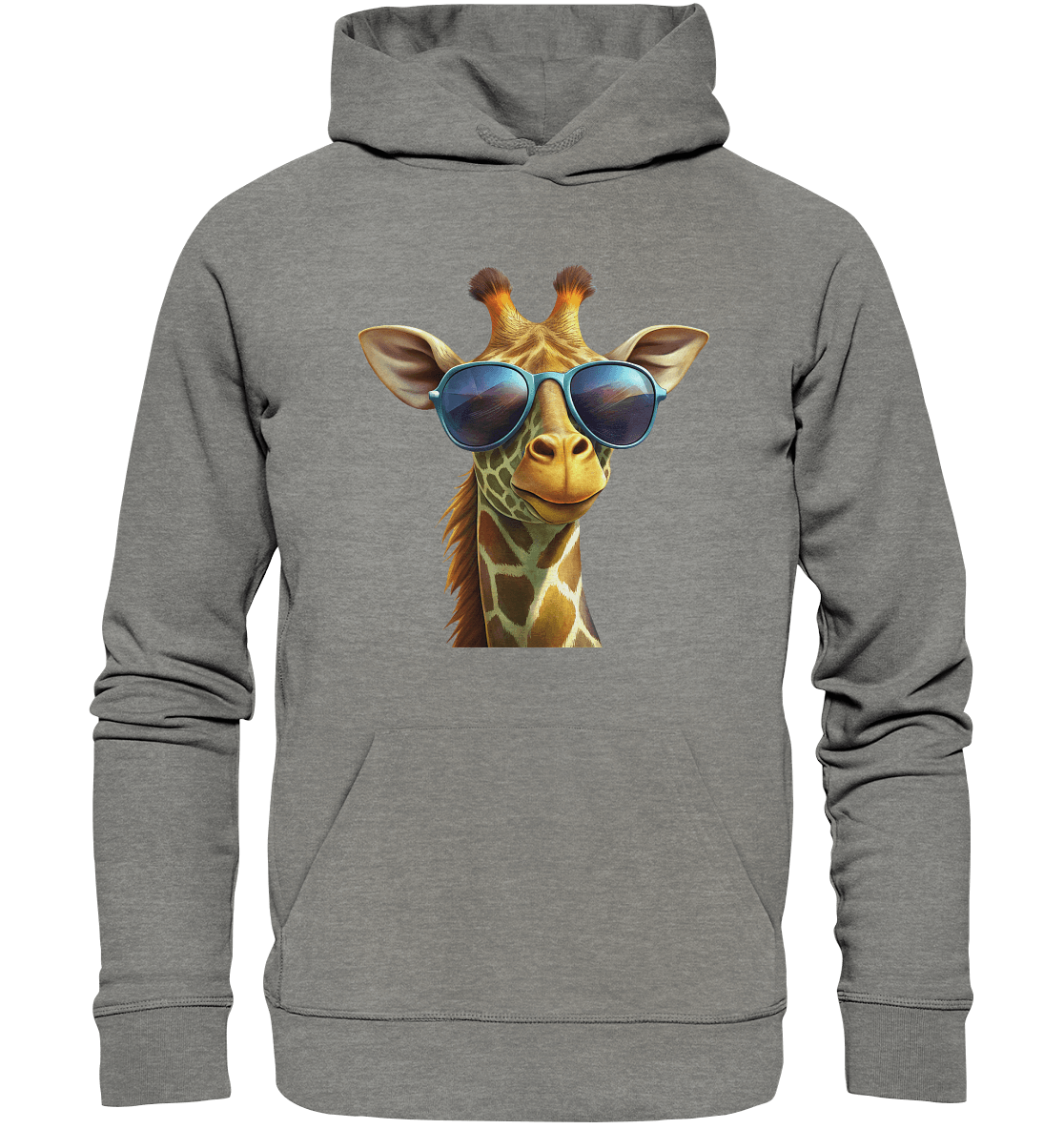 Giraffe mit Sonnenbrille - Organic Hoodie - ArtfulShenwyn