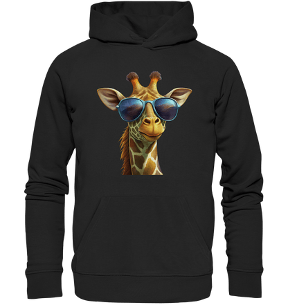 Giraffe mit Sonnenbrille - Organic Hoodie - ArtfulShenwyn