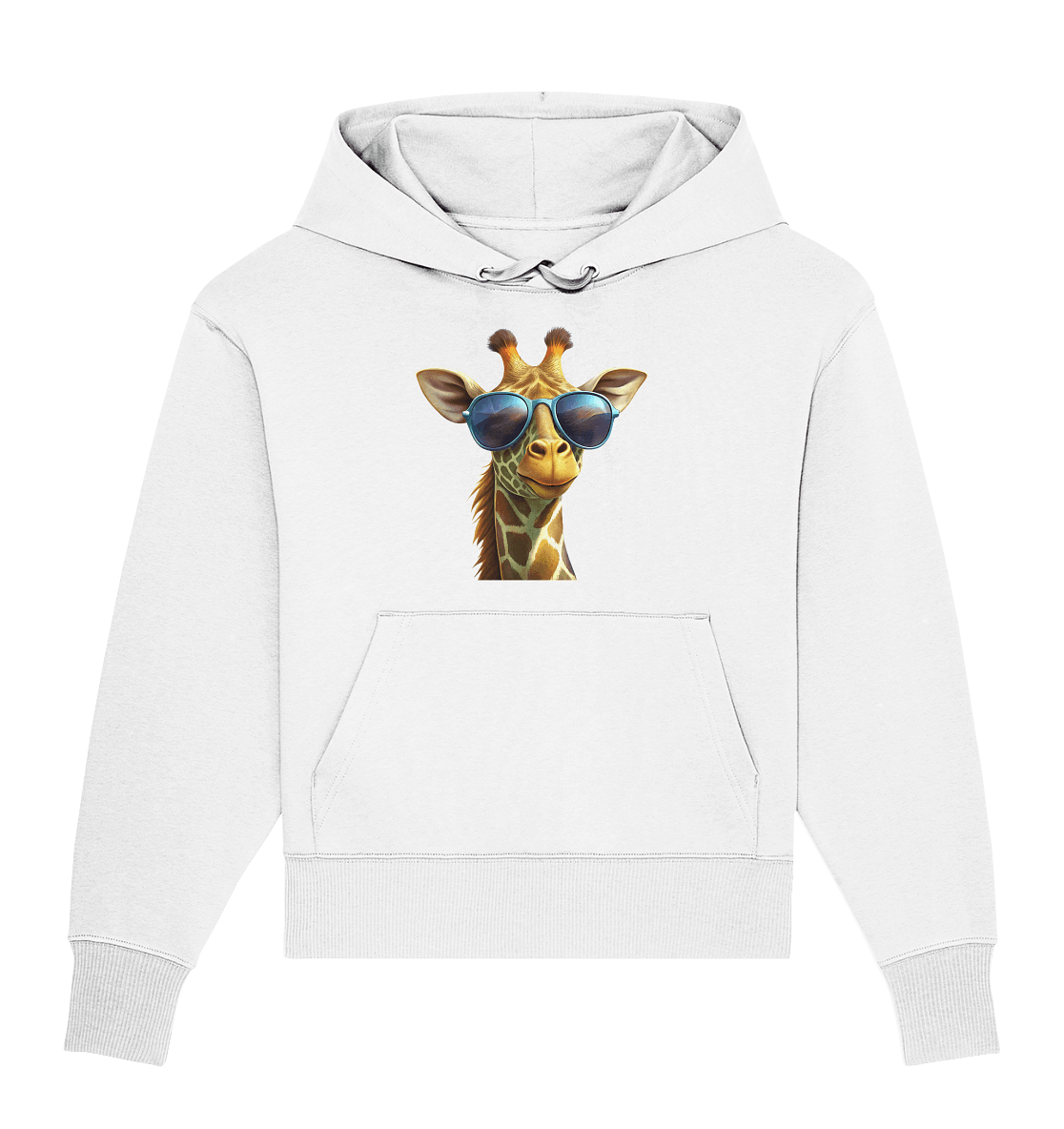 Giraffe mit Sonnenbrille - Organic Oversize Hoodie - ArtfulShenwyn