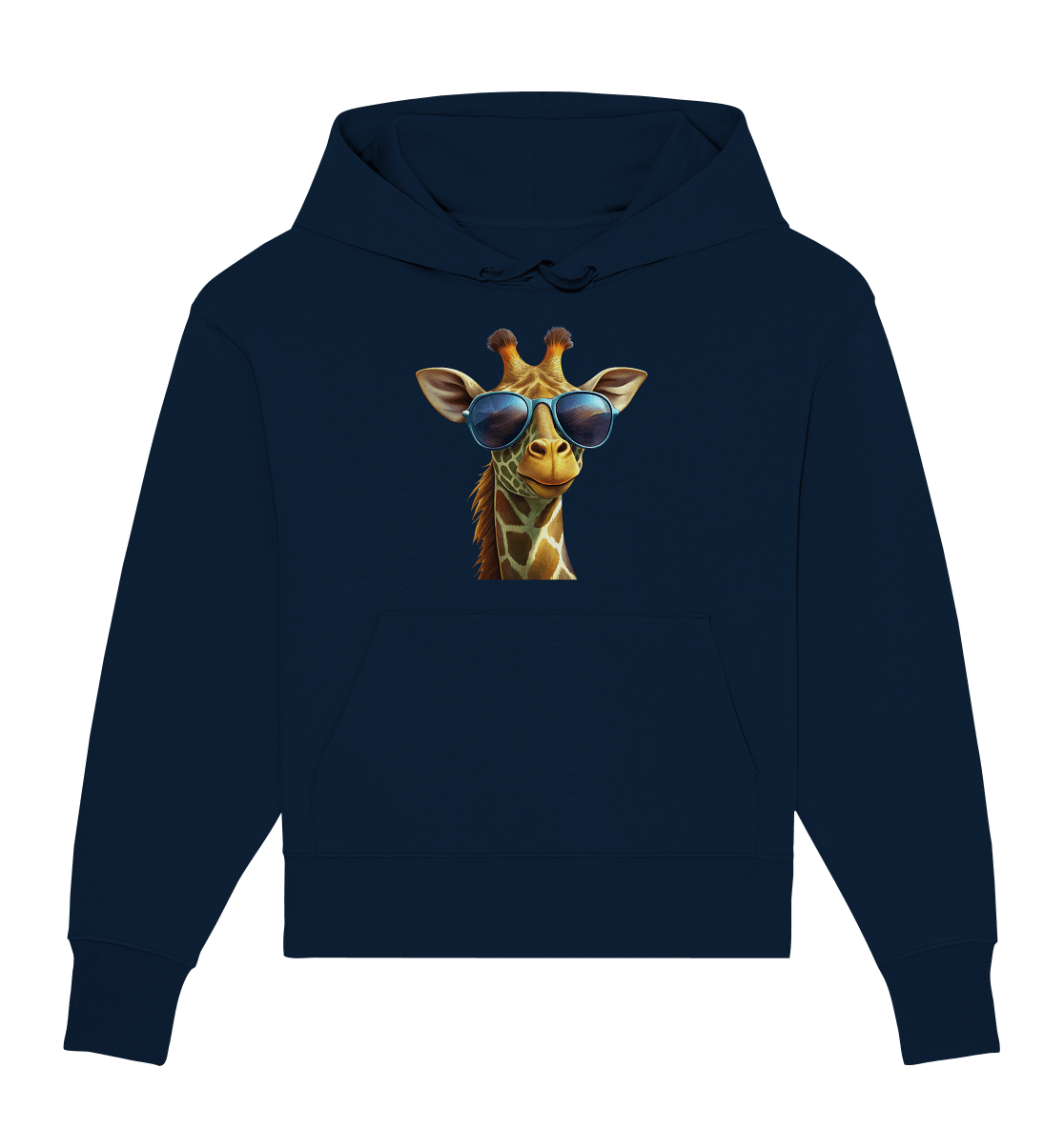 Giraffe mit Sonnenbrille - Organic Oversize Hoodie - ArtfulShenwyn