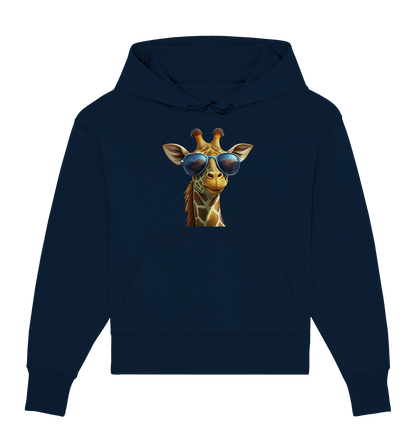 Giraffe mit Sonnenbrille - Organic Oversize Hoodie - ArtfulShenwyn