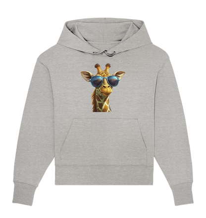 Giraffe mit Sonnenbrille - Organic Oversize Hoodie - ArtfulShenwyn