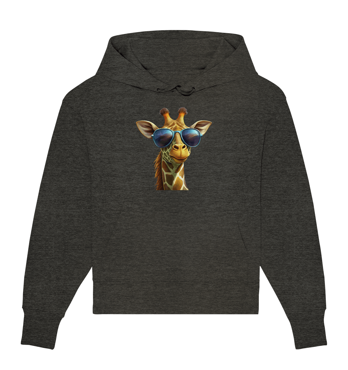 Giraffe mit Sonnenbrille - Organic Oversize Hoodie - ArtfulShenwyn