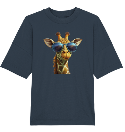 Giraffe mit Sonnenbrille - Organic Oversize Shirt - ArtfulShenwyn