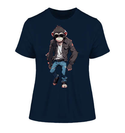 Jeans Monkey - Fitted Ladies Organic Shirt - ArtfulShenwyn