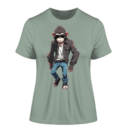 Jeans Monkey - Fitted Ladies Organic Shirt - ArtfulShenwyn