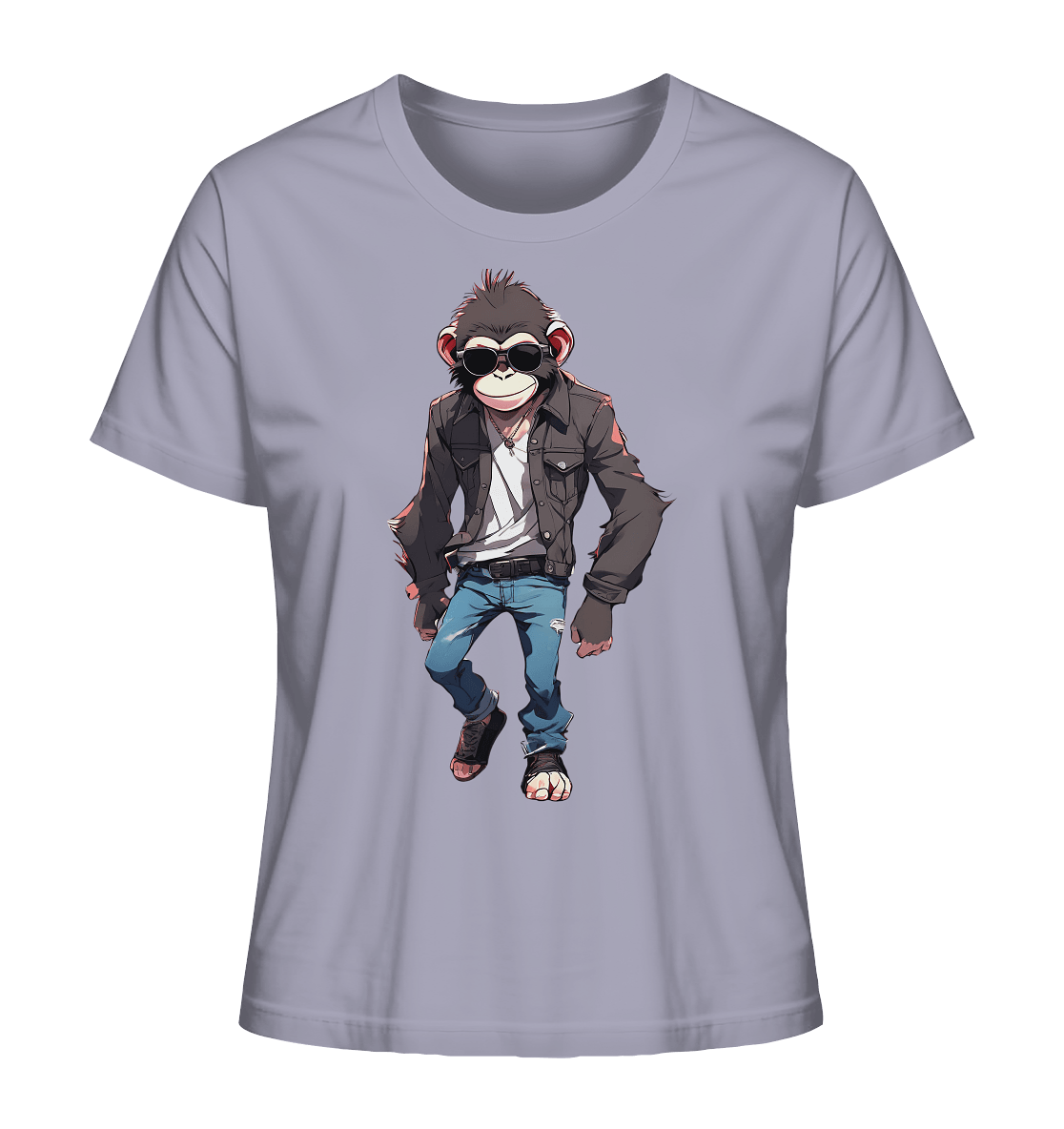 Jeans Monkey - Ladies Organic Shirt - ArtfulShenwyn