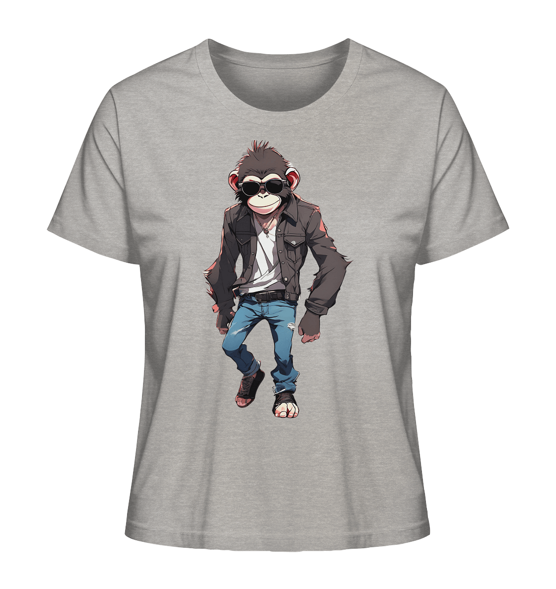 Jeans Monkey - Ladies Organic Shirt - ArtfulShenwyn