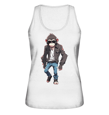 Jeans Monkey - Ladies Organic Tank-Top - ArtfulShenwyn