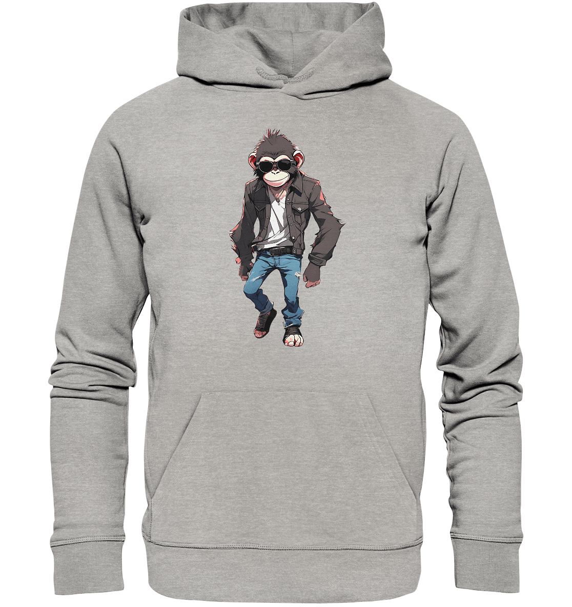 Jeans Monkey - Organic Hoodie - ArtfulShenwyn