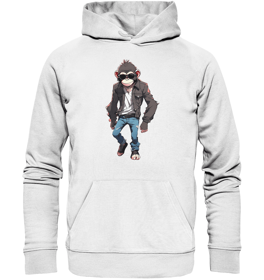 Jeans Monkey - Organic Hoodie - ArtfulShenwyn