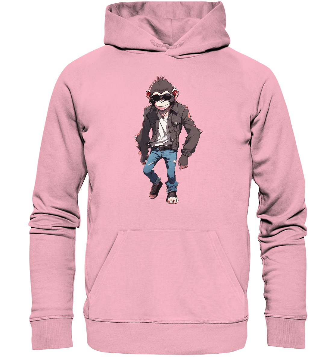 Jeans Monkey - Organic Hoodie - ArtfulShenwyn