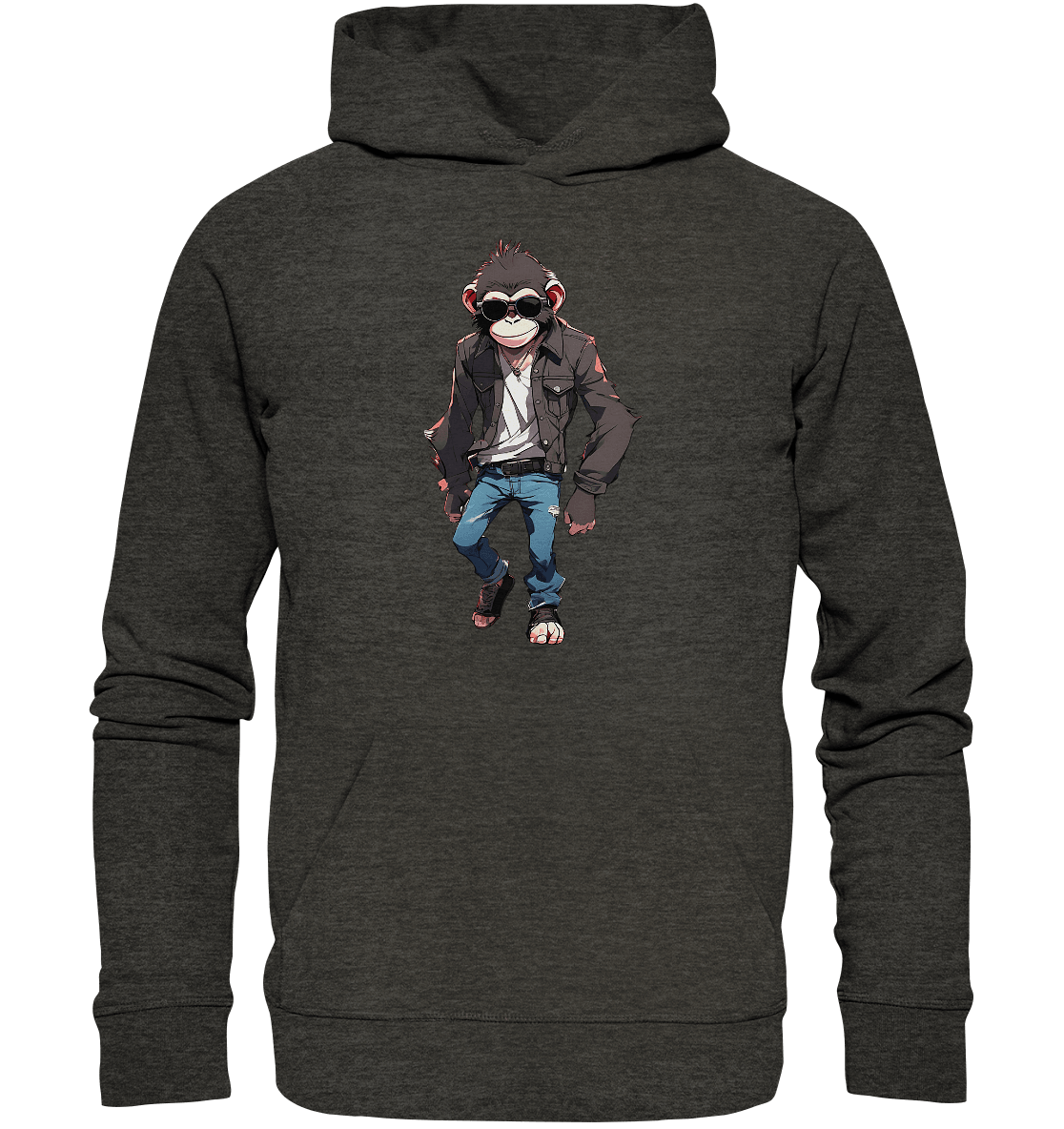 Jeans Monkey - Organic Hoodie - ArtfulShenwyn