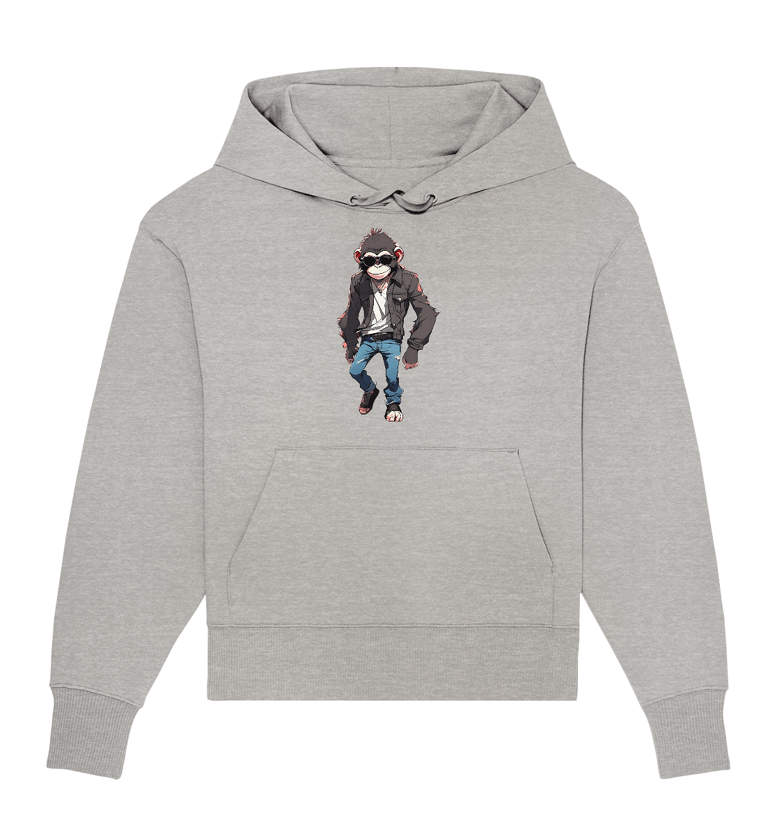 Jeans Monkey - Organic Oversize Hoodie - ArtfulShenwyn