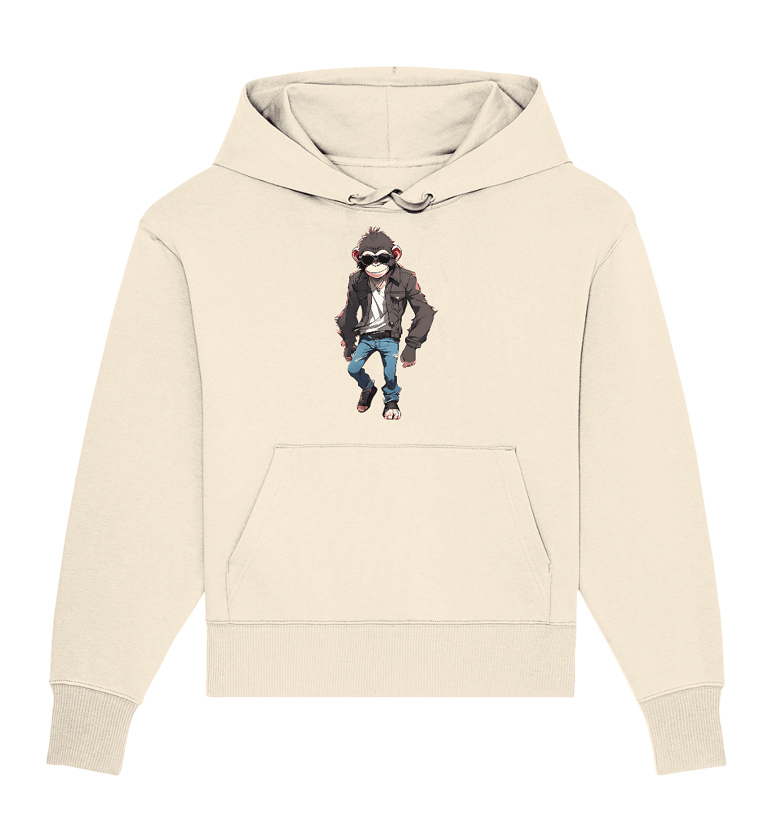 Jeans Monkey - Organic Oversize Hoodie - ArtfulShenwyn