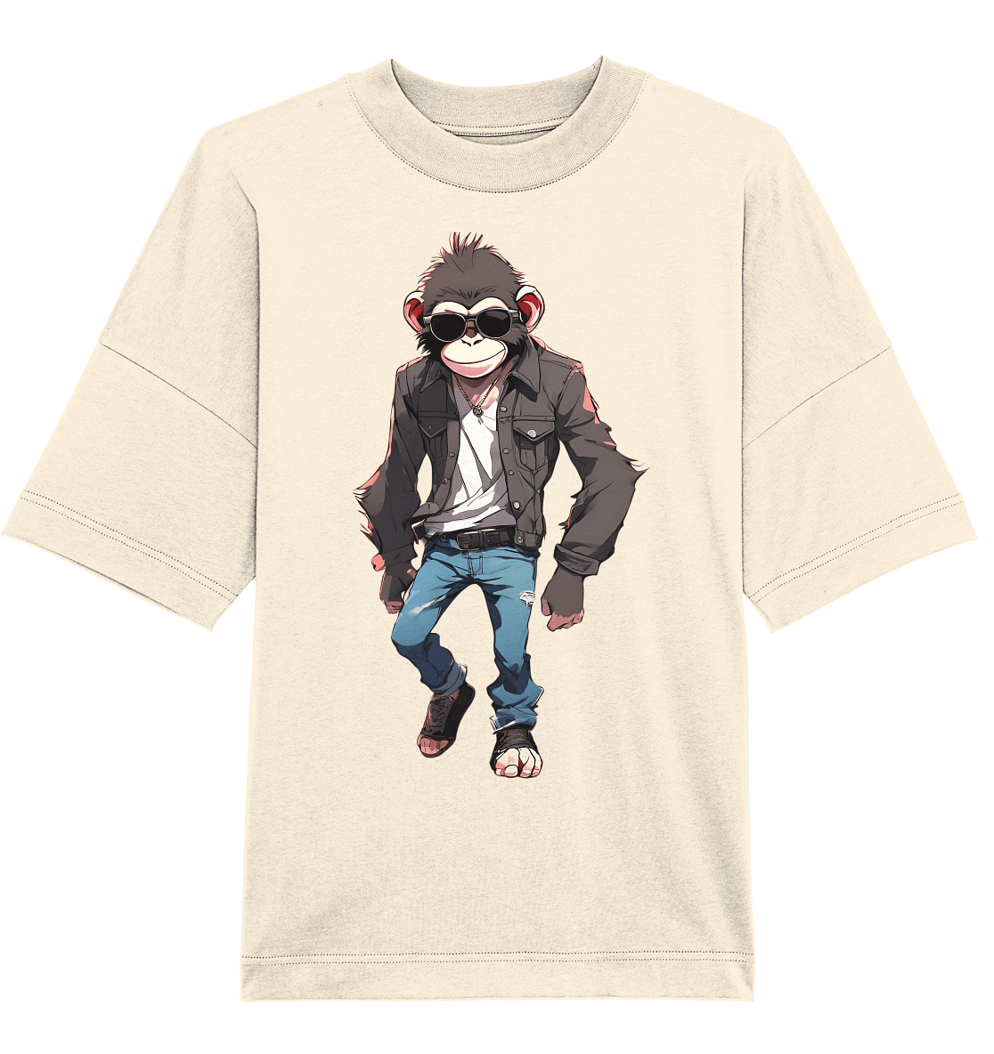 Jeans Monkey - Organic Oversize Shirt - ArtfulShenwyn