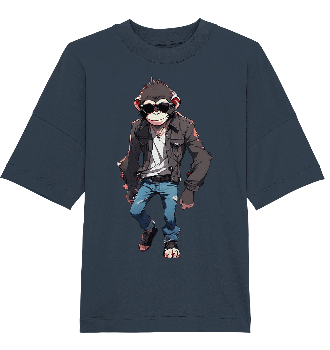 Jeans Monkey - Organic Oversize Shirt - ArtfulShenwyn