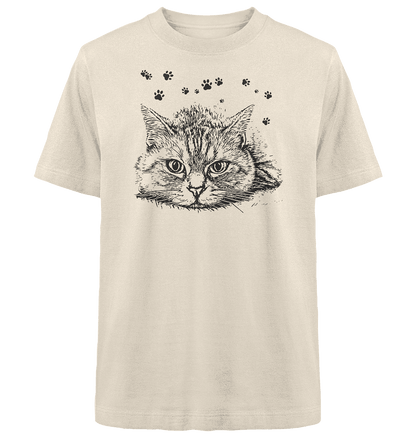 Katze - Heavy Oversized Organic Shirt - ArtfulShenwyn