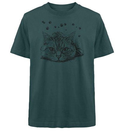 Katze - Heavy Oversized Organic Shirt - ArtfulShenwyn