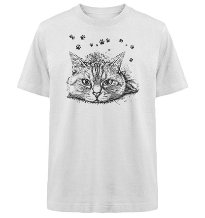 Katze - Heavy Oversized Organic Shirt - ArtfulShenwyn