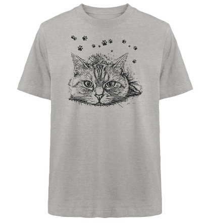 Katze - Heavy Oversized Organic Shirt - ArtfulShenwyn