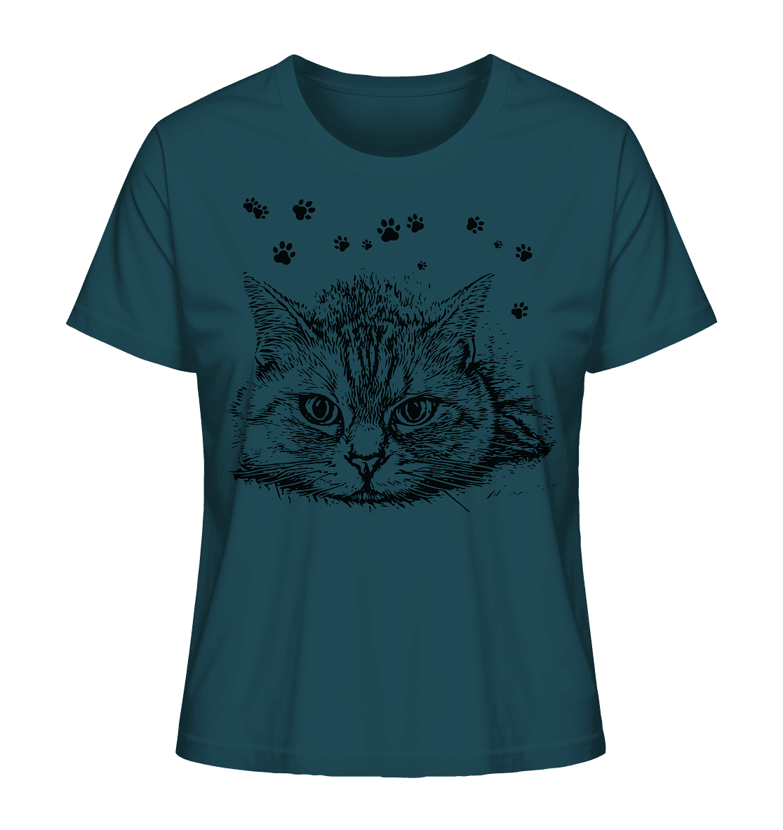 Katze - Ladies Organic Shirt - ArtfulShenwyn