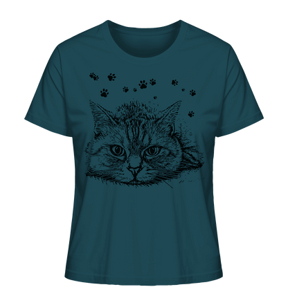 Katze - Ladies Organic Shirt - ArtfulShenwyn