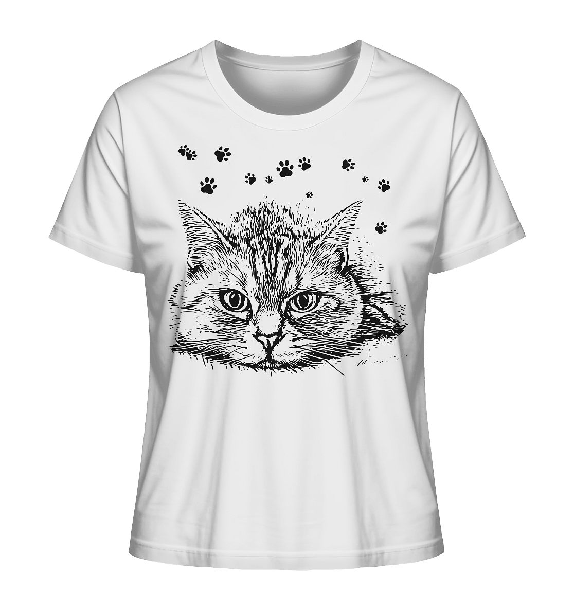 Katze - Ladies Organic Shirt - ArtfulShenwyn